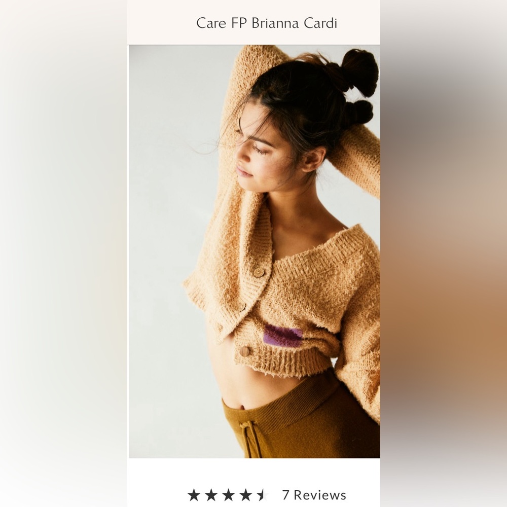 Free People/We the Free Brianna Cardi Cropped Cardigan